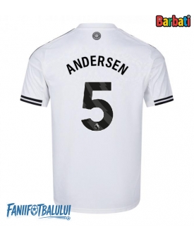 Fulham Joachim Andersen #5 Tricou Fotbal Replică 2025-26 Barbati Acasa